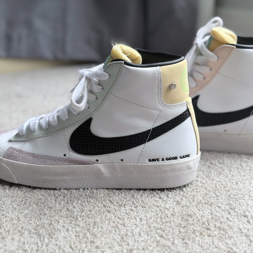 Nike Blazer Mid '77 Vintage 'Have A Good Game' White Pastel High Top Sneakers - Picture 6 of 11
